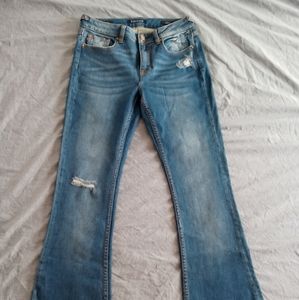 VIGOSS distressed bootcut flare jeans